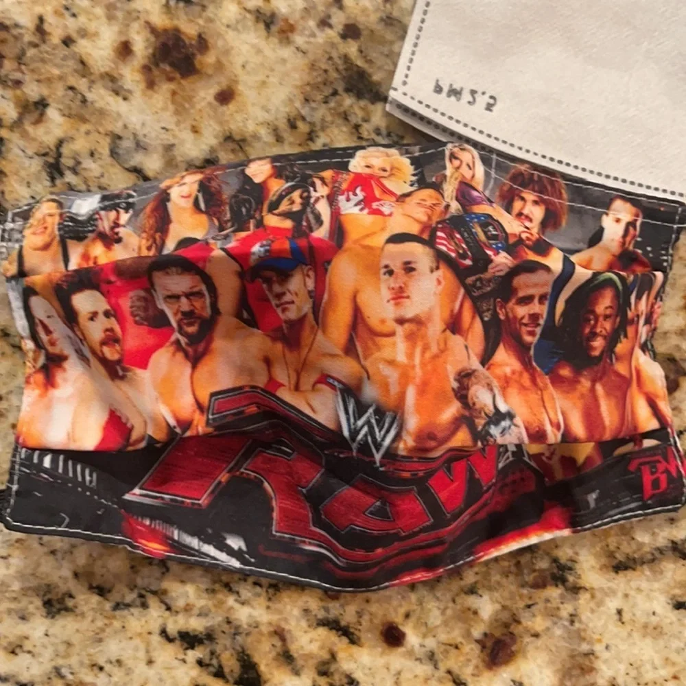 New W Raw face mask